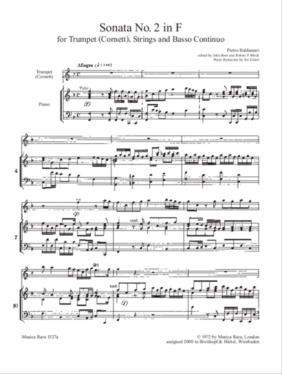 Sonata No. 2 in F major Orchestra scores gallery preview page 2