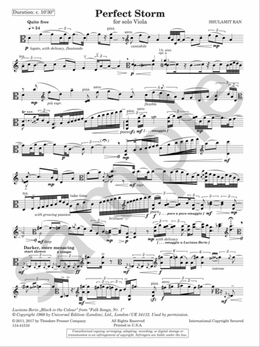 Perfect Storm Chamber Music scores gallery preview page 4
