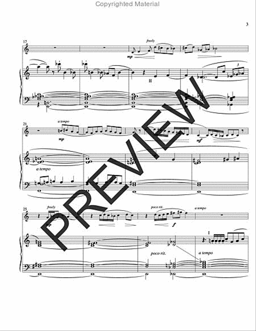 Fantasy on VENI CREATOR SPIRITUS Alto Saxophone scores gallery preview page 3