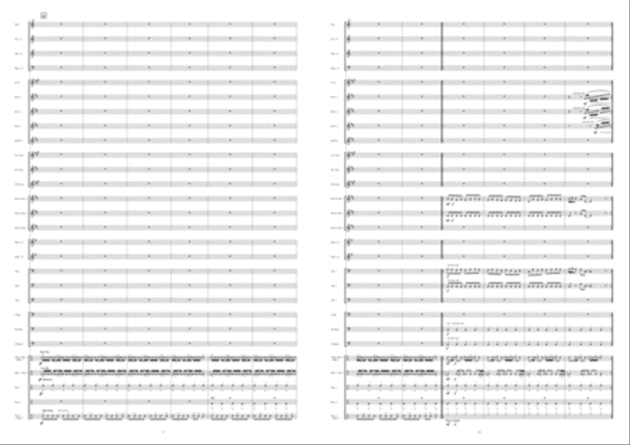 Two Tribes Two Tribes Concert Band scores gallery preview page 10