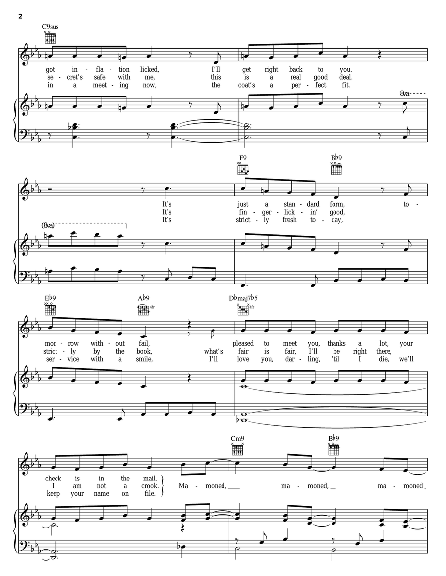 Blizzard Of Lies Blizzard Of Lies Guitar scores gallery preview page 2
