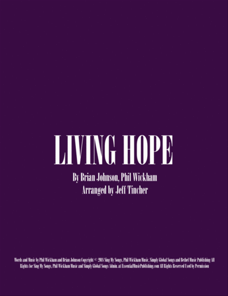 Living Hope Voice scores gallery preview page 1