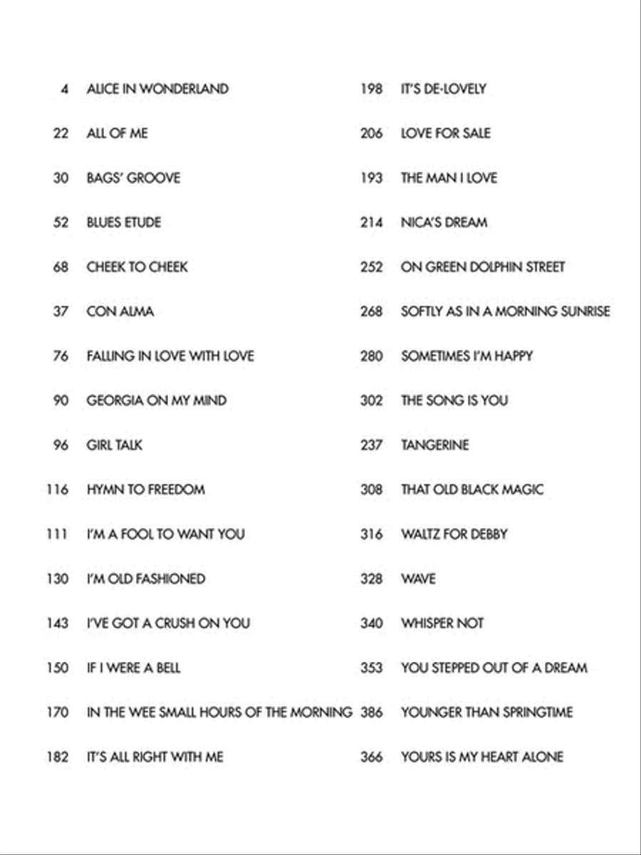 Oscar Peterson – Omnibook Piano scores gallery preview page 2