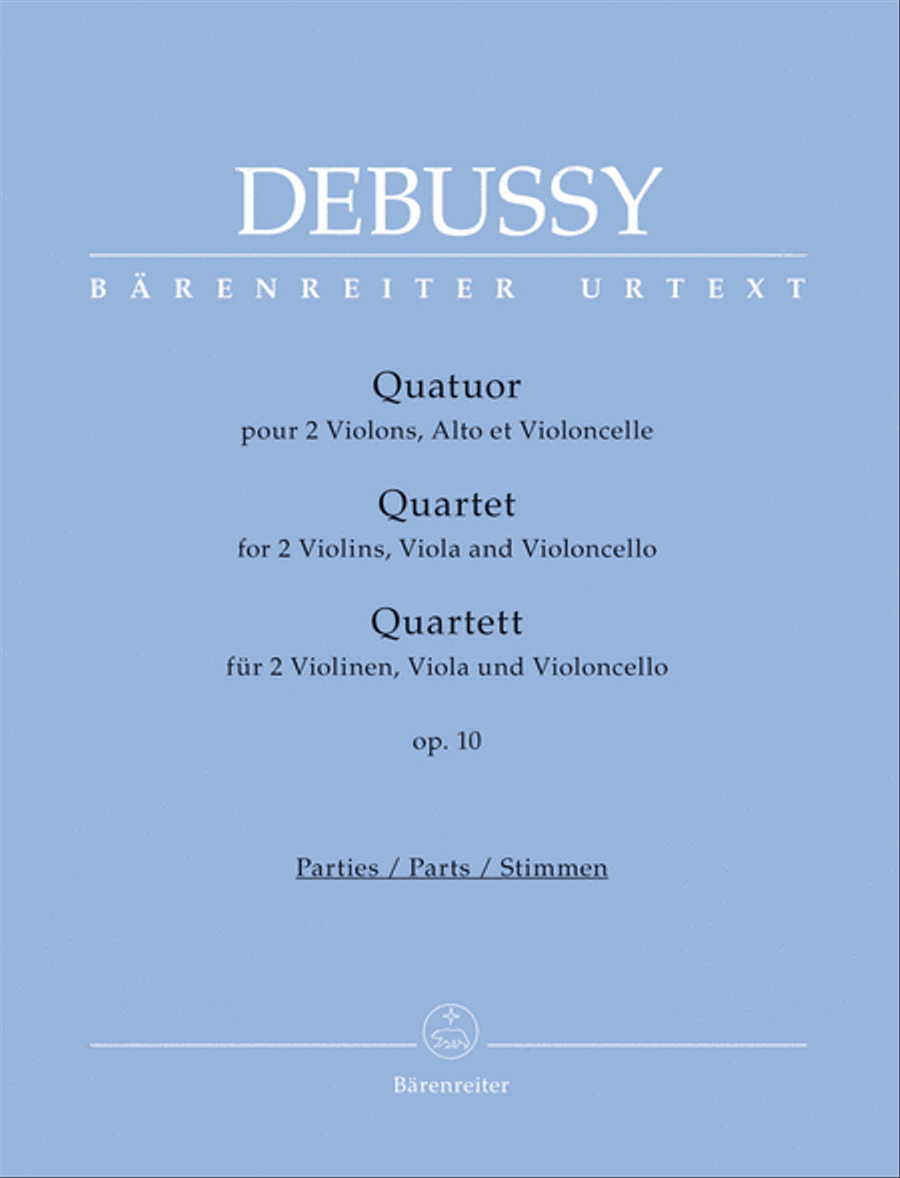 String Quartet op. 10 String Quartet scores gallery preview page 1