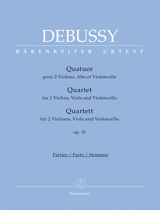 Book cover for String Quartet op. 10