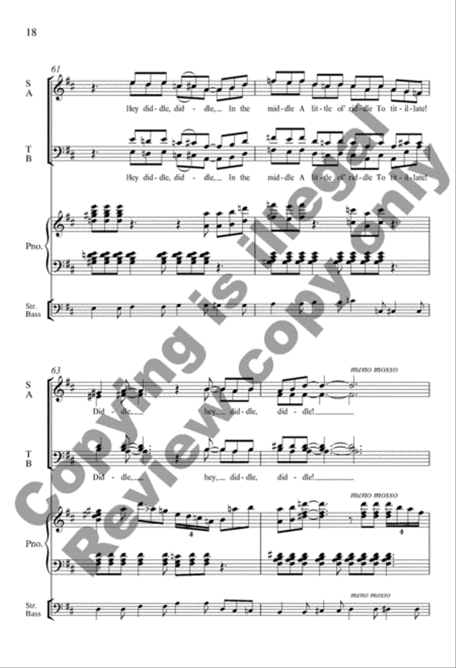 Hey, Diddle, Diddle Divisi scores gallery preview page 18