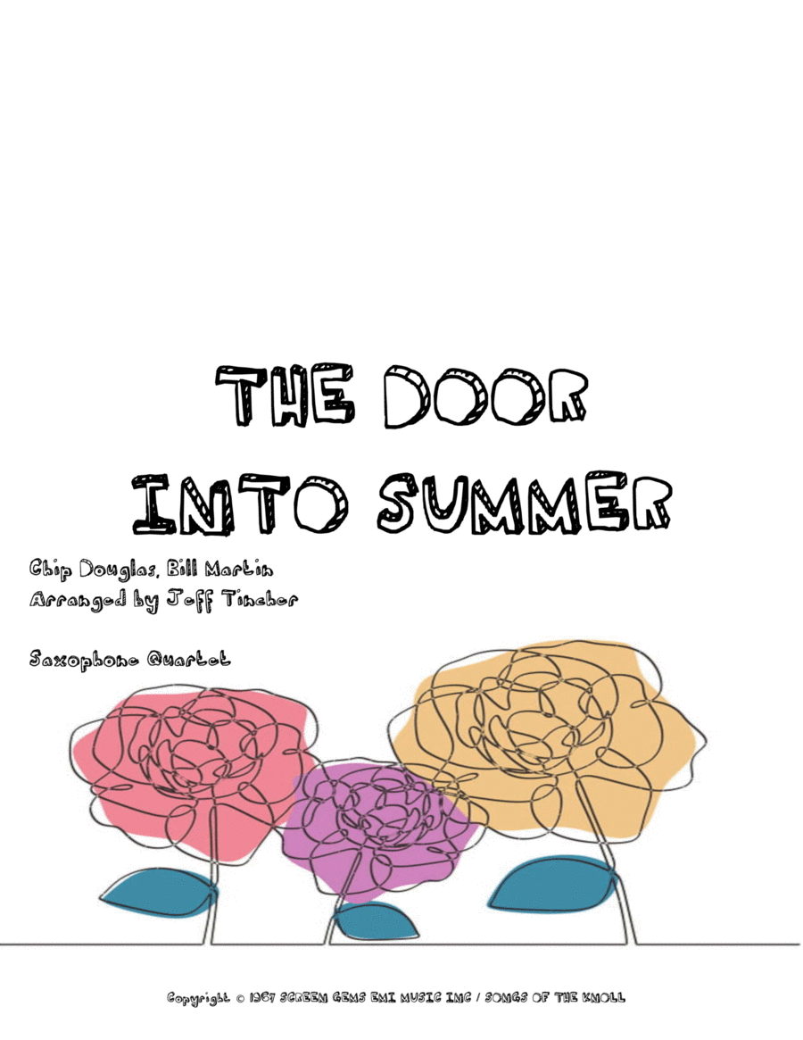 The Door Into Summer Woodwind Quartet scores gallery preview page 1