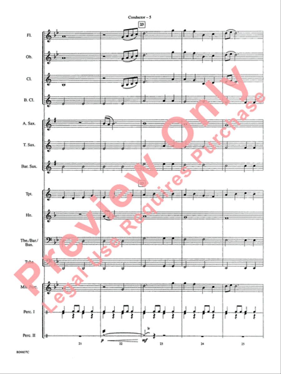 The Rings of Saturn The Rings of Saturn Concert Band scores gallery preview page 8