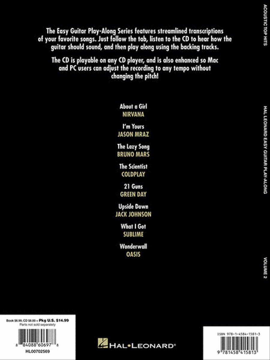 Acoustic Top Hits Acoustic Guitar scores gallery preview page 6