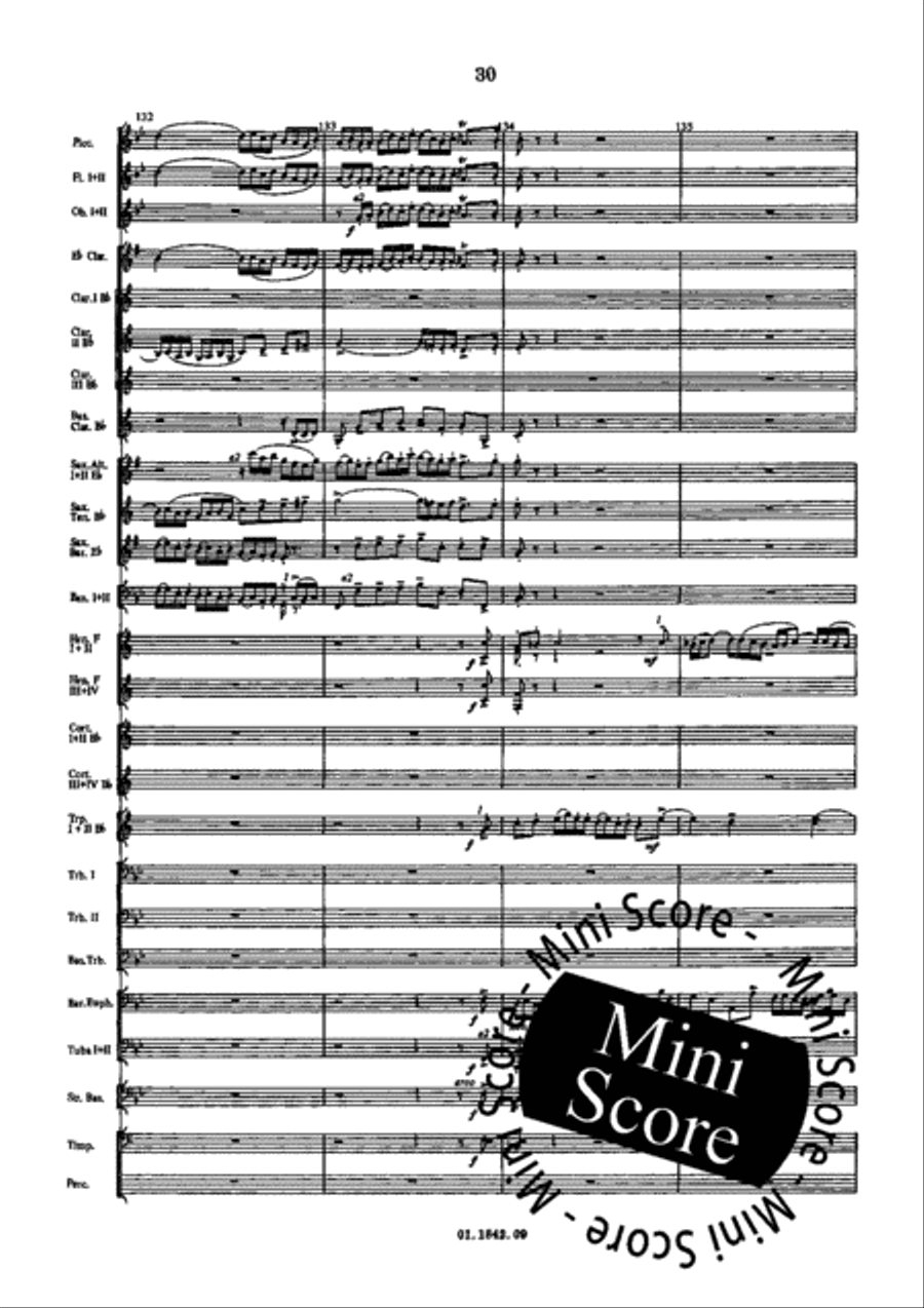 Fantasia and Fugue Fantasia and Fugue Concert Band scores gallery preview page 40