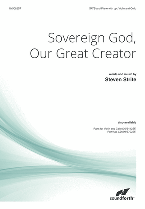 Book cover for Sovereign God, Our Great Creator