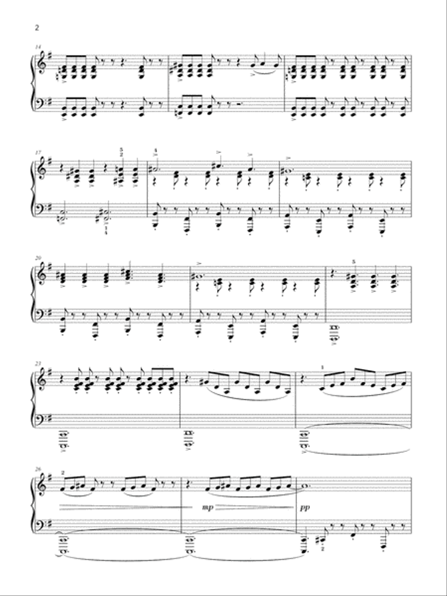 The Buccaneer (Grade 6, list C2, from the ABRSM Piano Syllabus 2021 & 2022) Piano Method scores gallery preview page 2