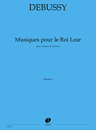 Book cover for Musiques Pour Le Roi Lear