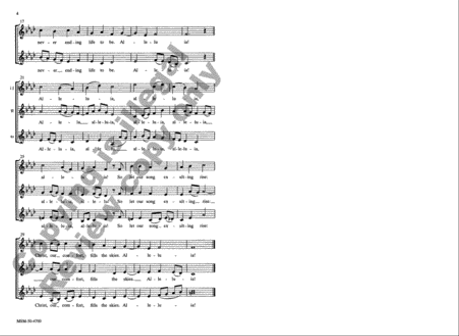 Christ Is Arisen Christ Is Arisen SSAA scores gallery preview page 5