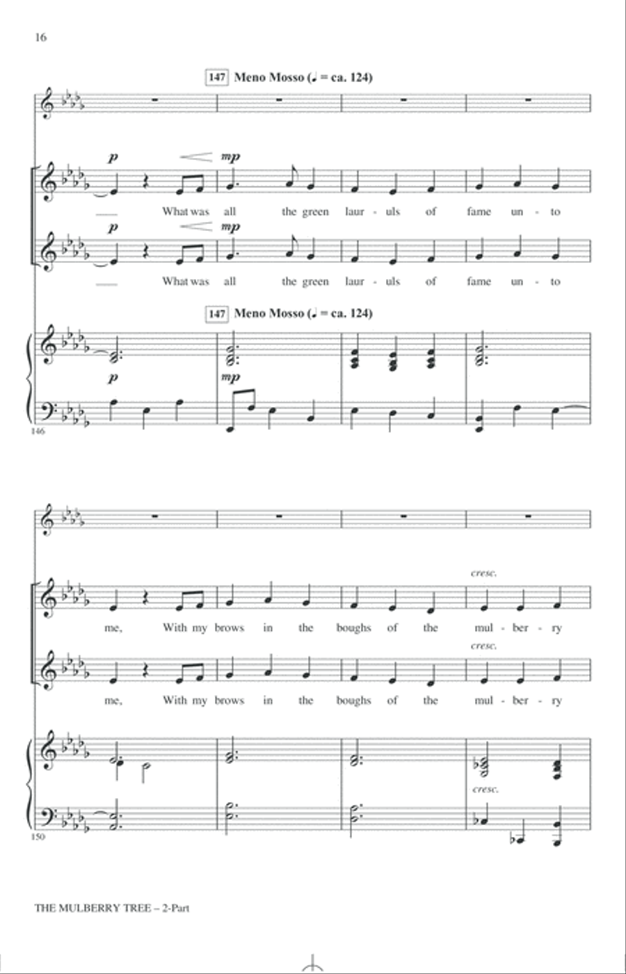 The Mulberry Tree 2-Part scores gallery preview page 14
