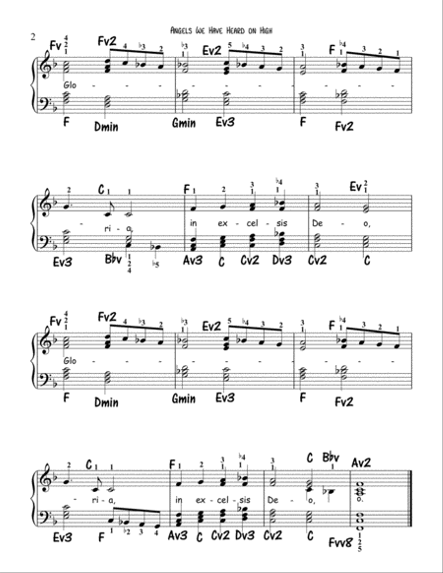 30 Christmas Piano Favorites for Third Year Piano Easy Piano scores gallery preview page 4