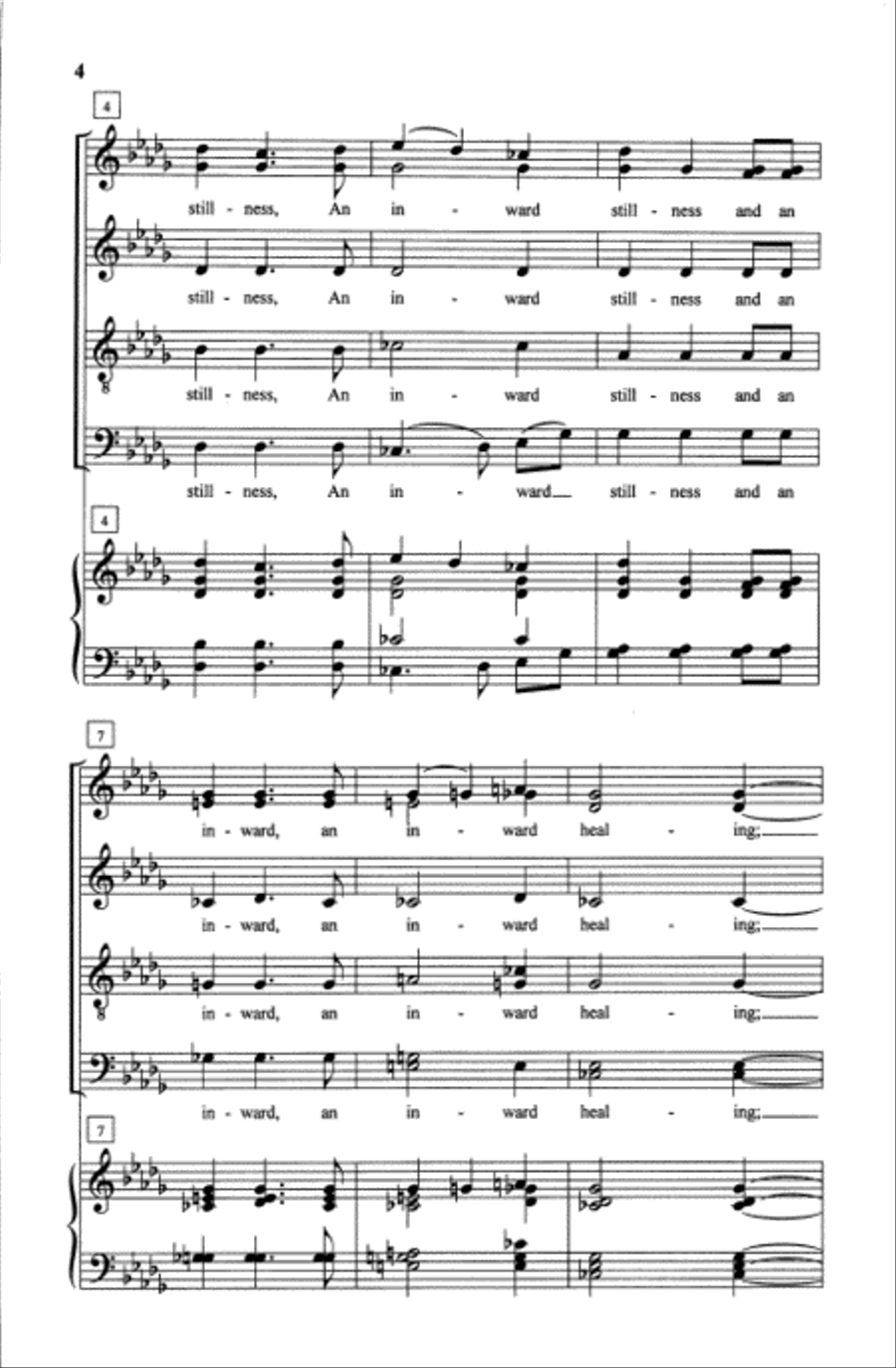 Inward Stillness Divisi scores gallery preview page 3