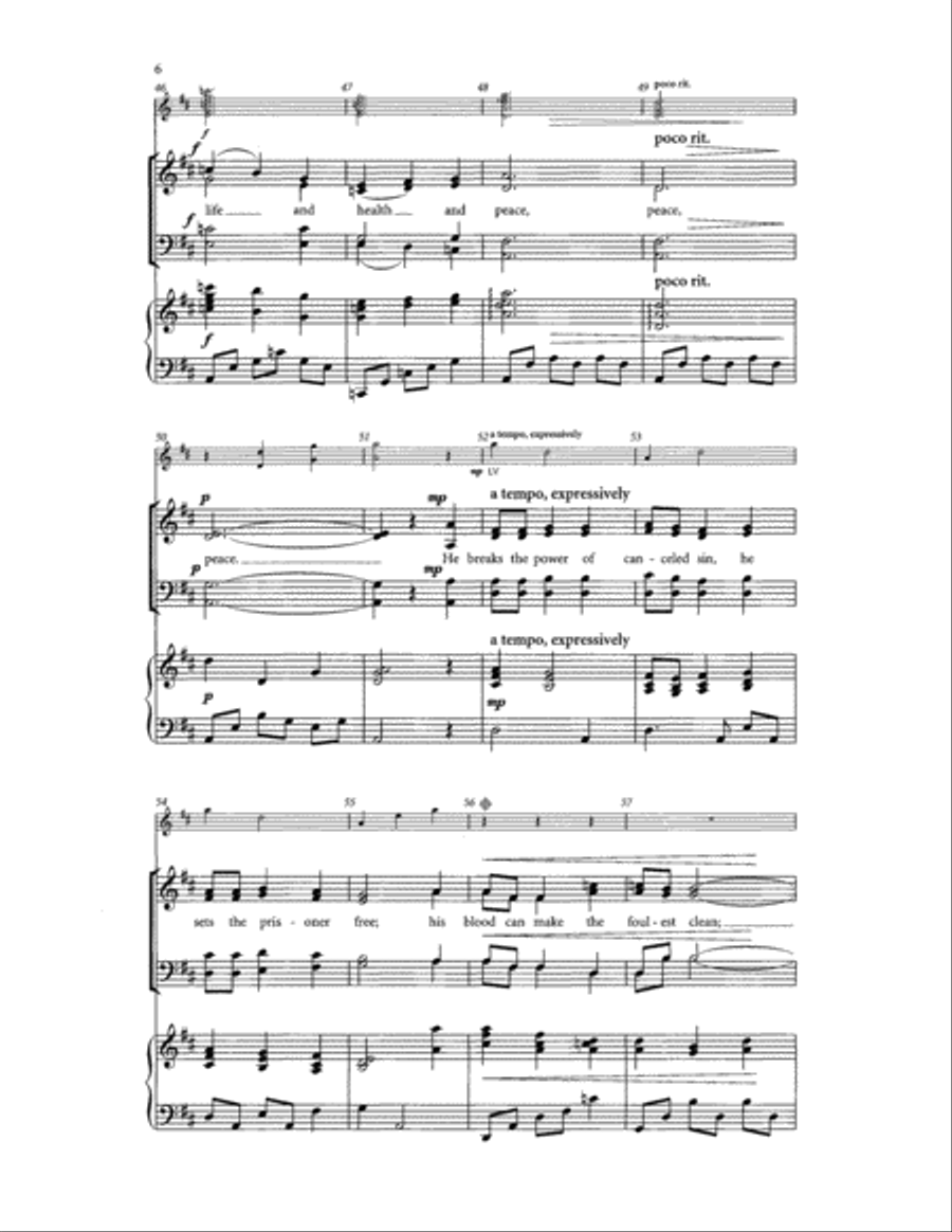 O for a Thousand Tongues to Sing Choir scores gallery preview page 6