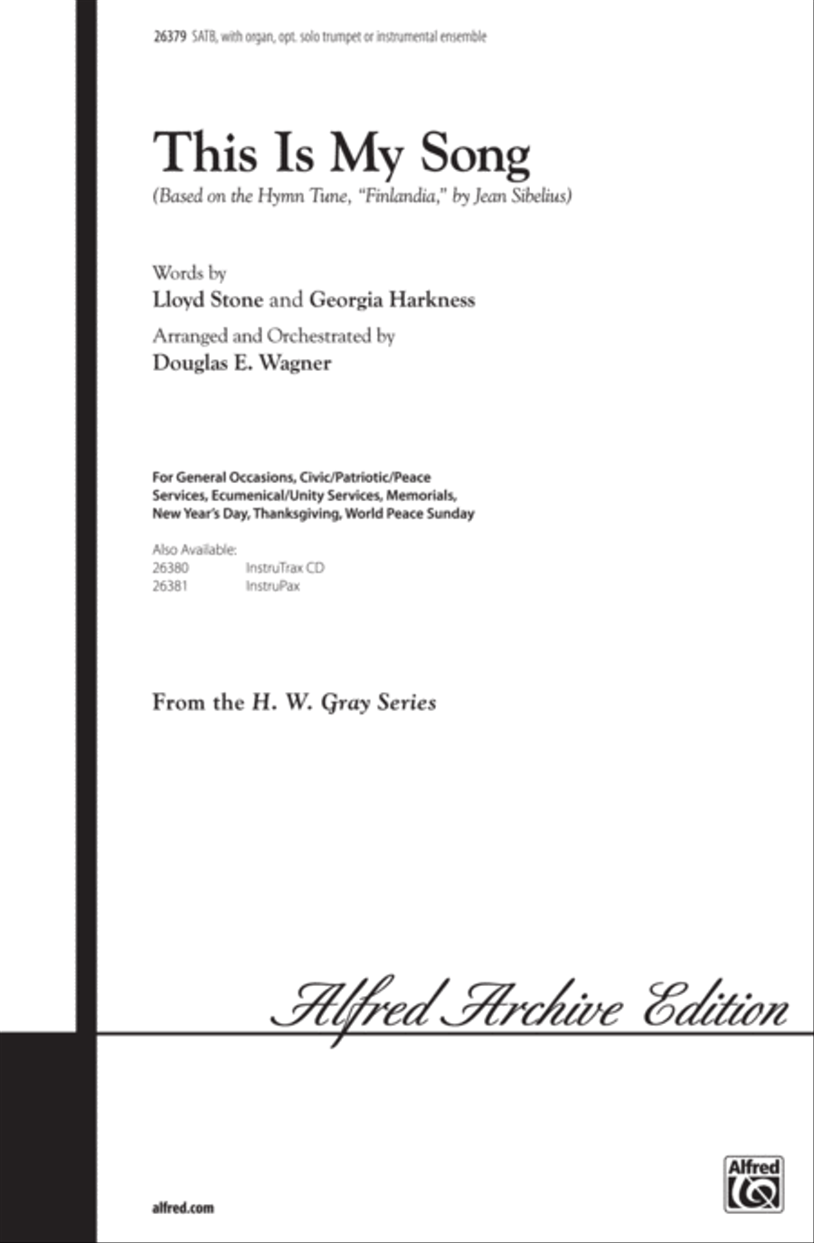 This Is My Song 4-Part scores gallery preview page 1