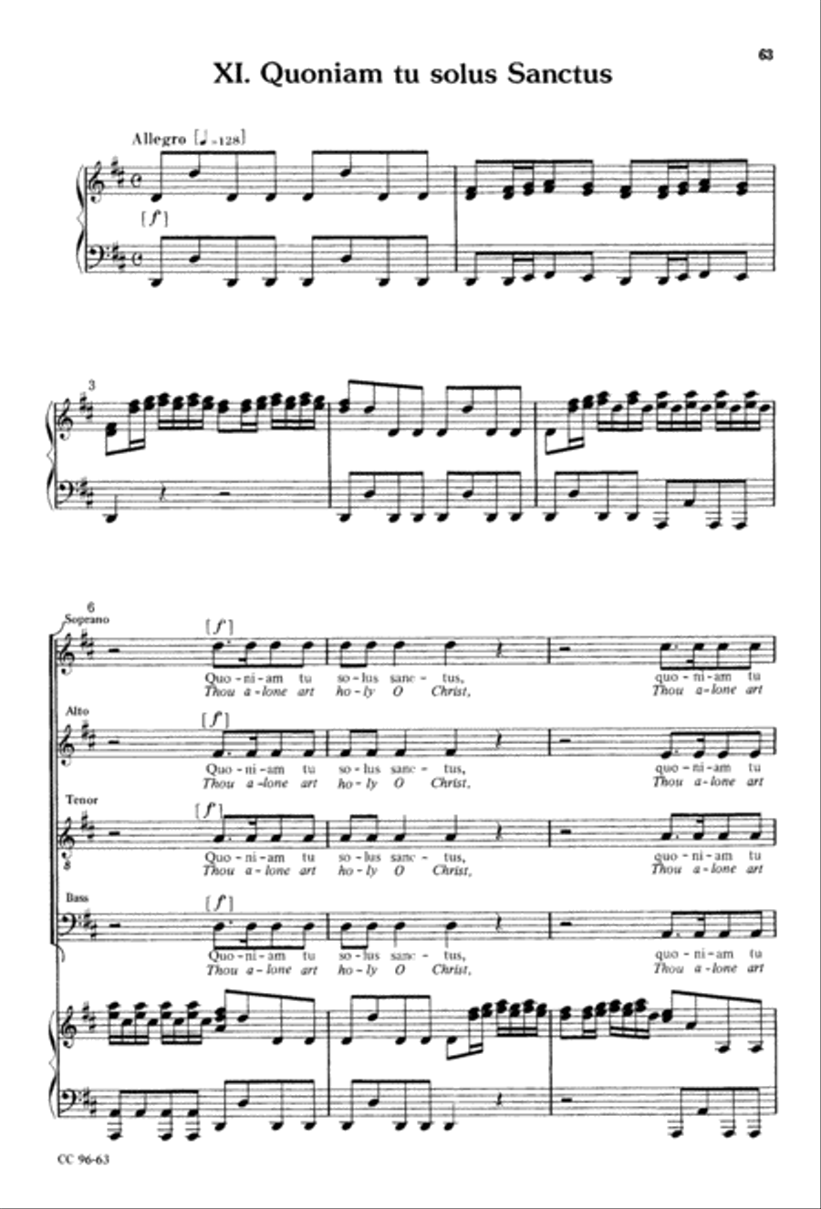 Gloria 4-Part scores gallery preview page 64