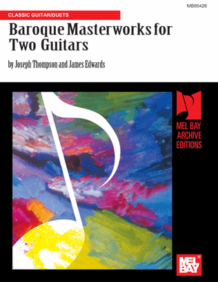 Book cover for Baroque Masterworks for Two Guitars