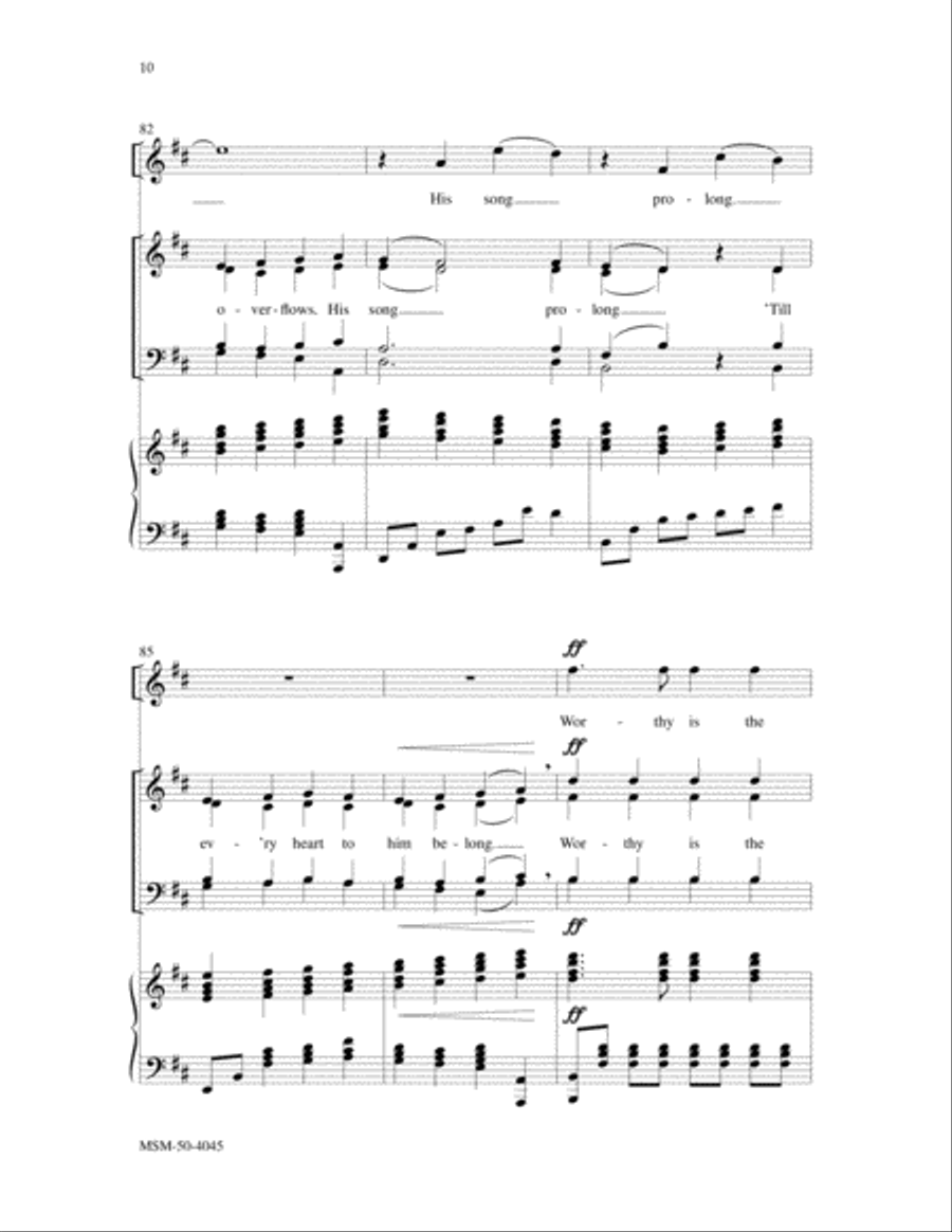The Lamb The Lamb 4-Part scores gallery preview page 4