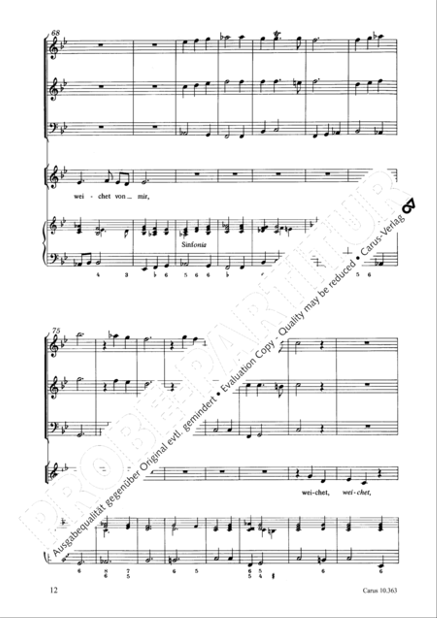 O Lord, punish me not (Ach Herr, strafe mich nicht) Soprano Voice scores gallery preview page 13