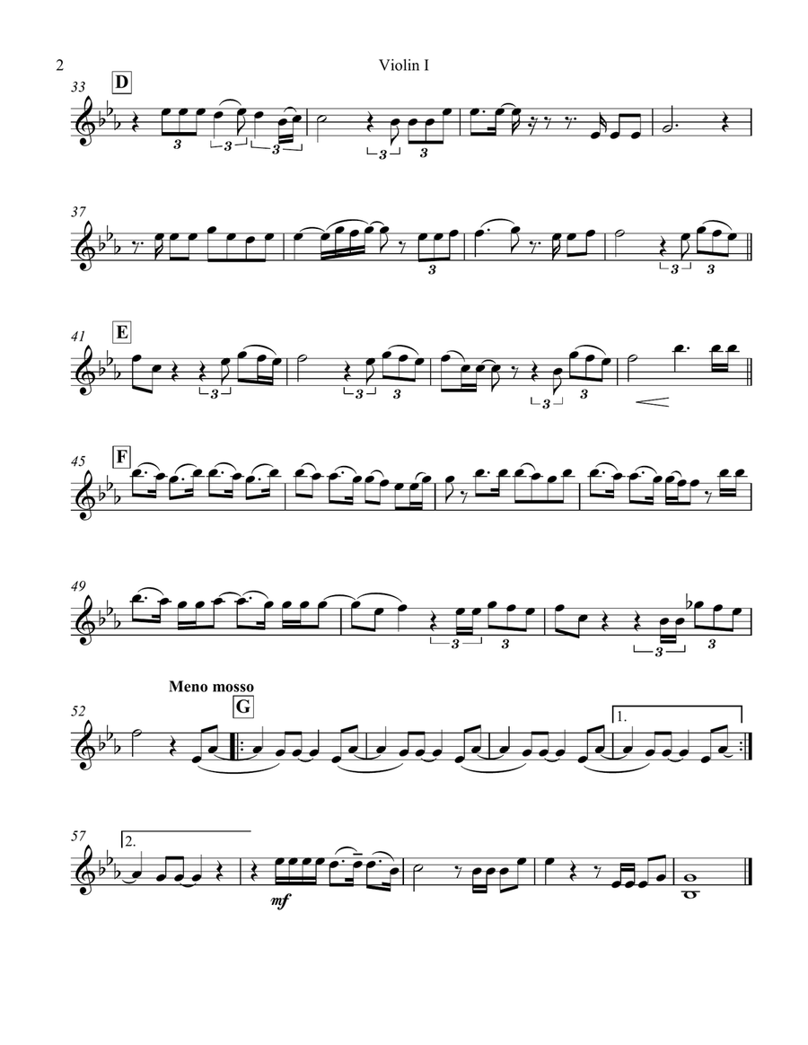 When We Were Young When We Were Young String Quartet scores gallery preview page 2