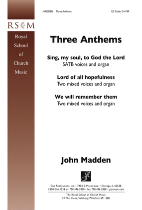 Book cover for Three Anthems