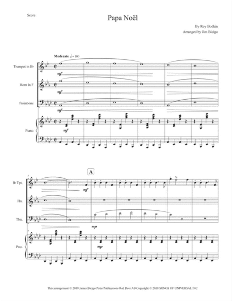 Papa Noel Horn scores gallery preview page 1
