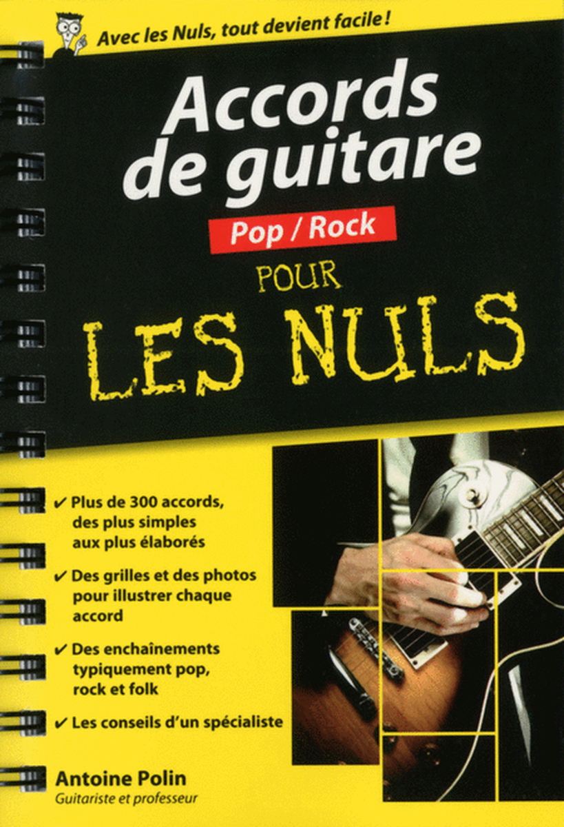 Accords de guitare Pop-Rock Poche Pour les Nuls
