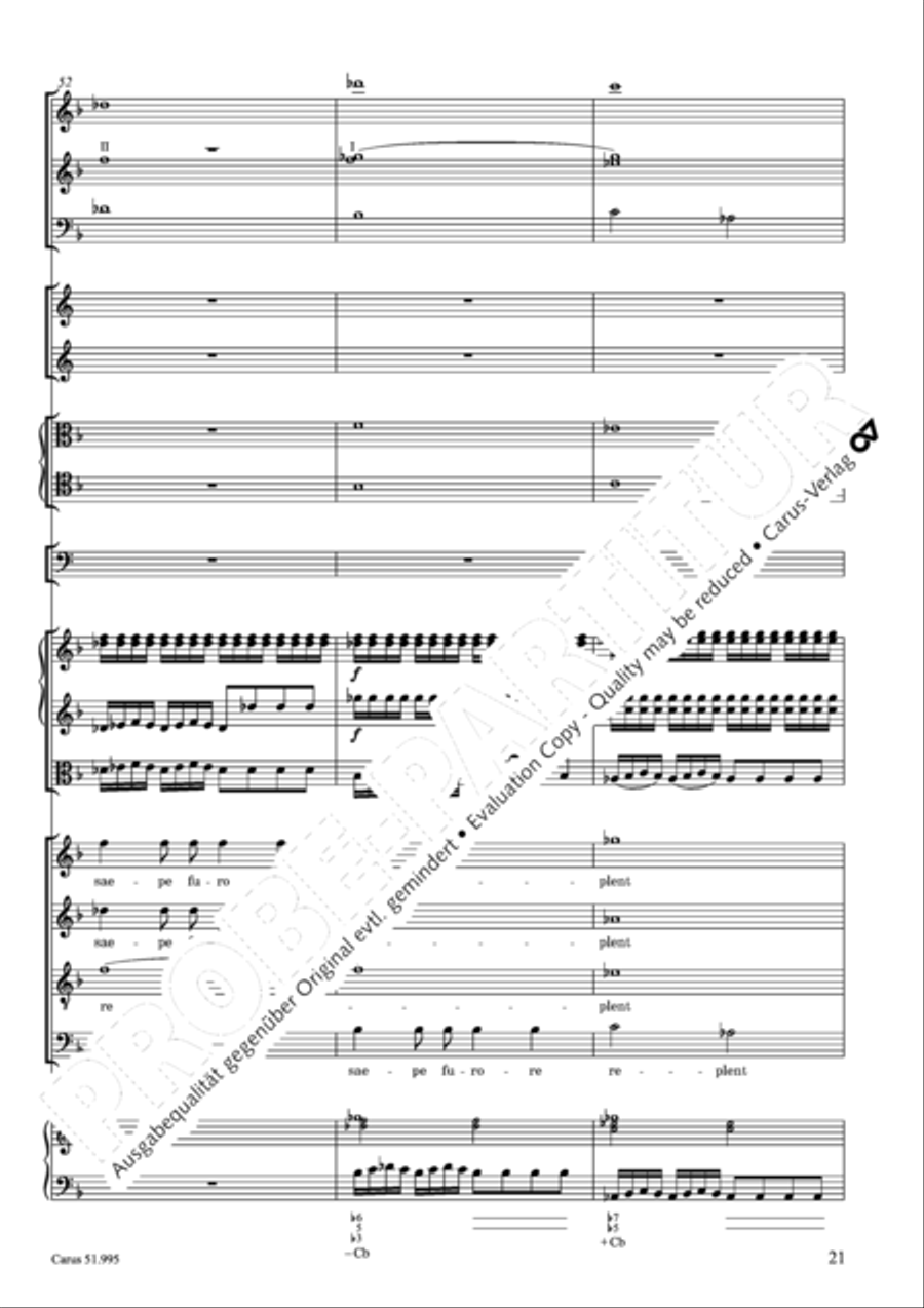 Insanae et vanae curae 4-Part scores gallery preview page 22