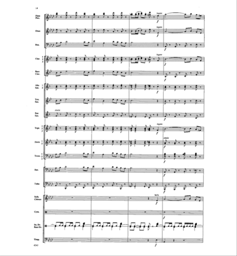 Encomium Concert Band scores gallery preview page 13