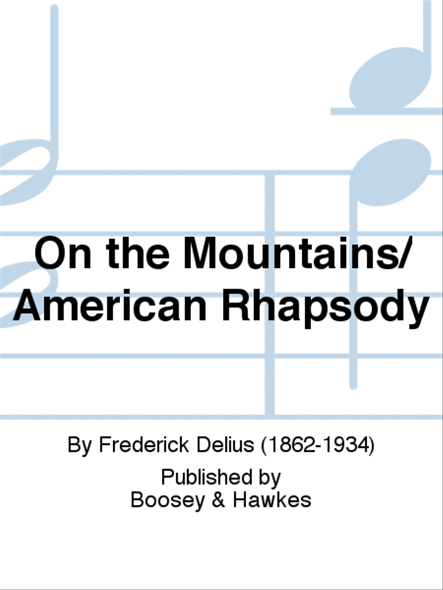 On the Mountains/American Rhapsody Orchestra scores gallery preview page 1