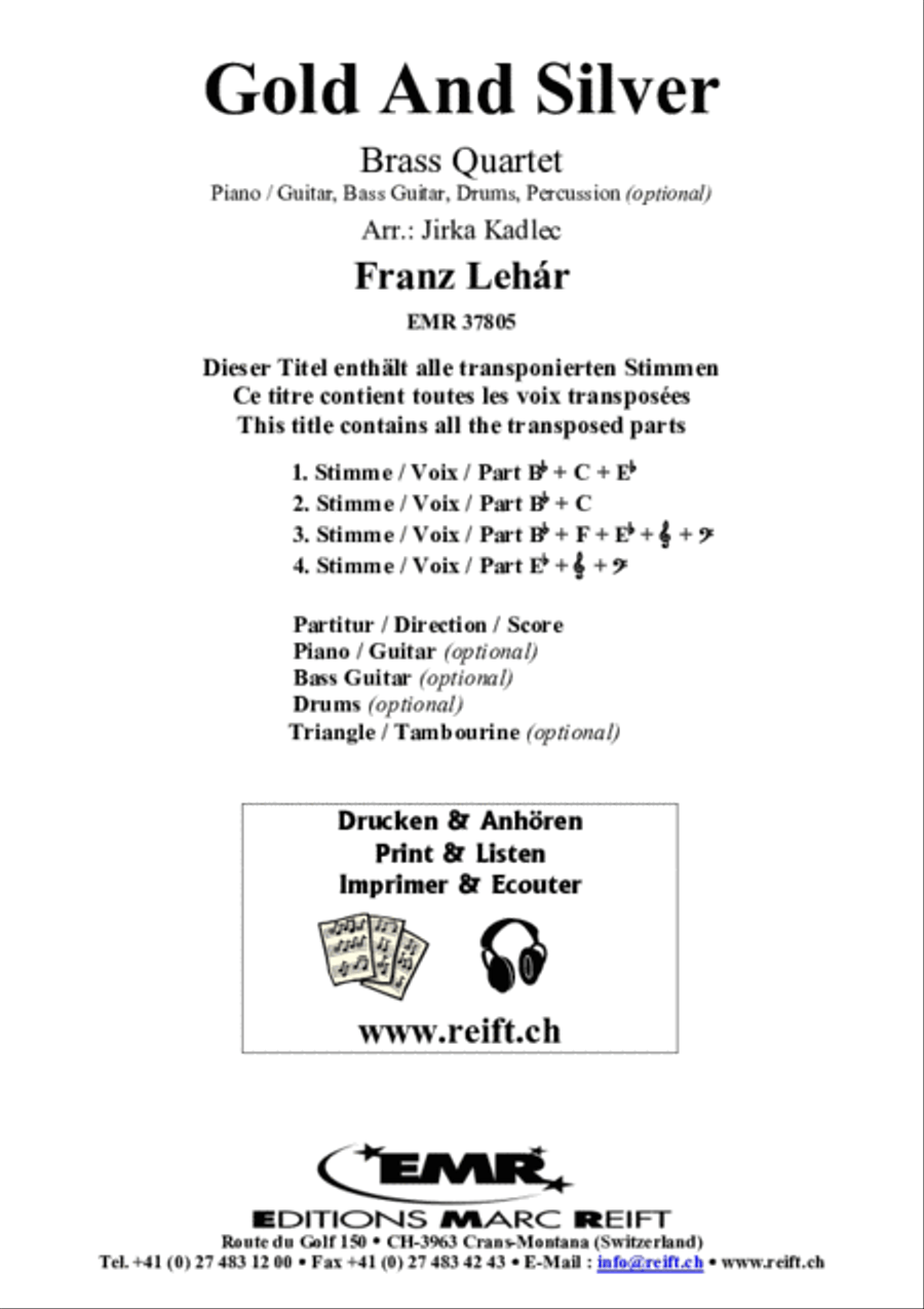Gold And Silver Gold And Silver Brass Ensemble scores gallery preview page 2