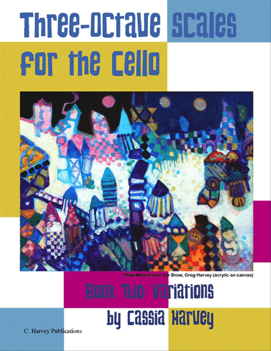 Three-Octave Scales for the Cello, Book Two: Variations 3-Octaves scores gallery preview page 1