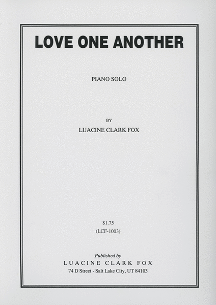 Love One Another - Piano Solo - Fox