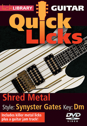 Book cover for Shred Metal - Quick Licks