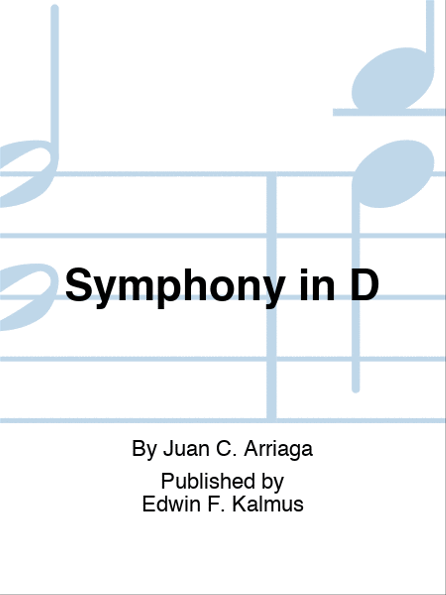 Symphony in D Orchestra scores gallery preview page 1