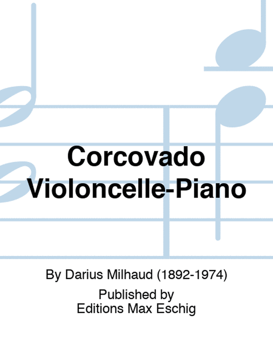 Corcovado Violoncelle-Piano