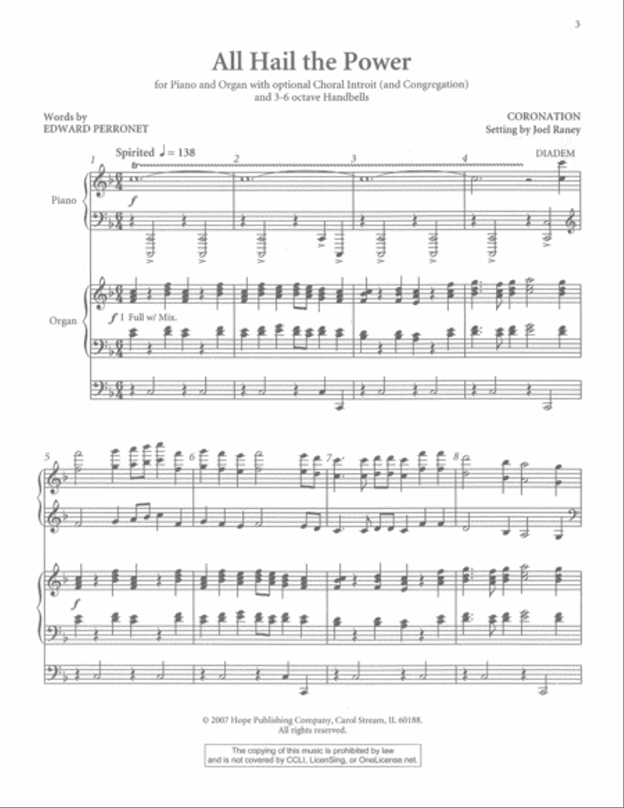 All Hail the Power Choir scores gallery preview page 2