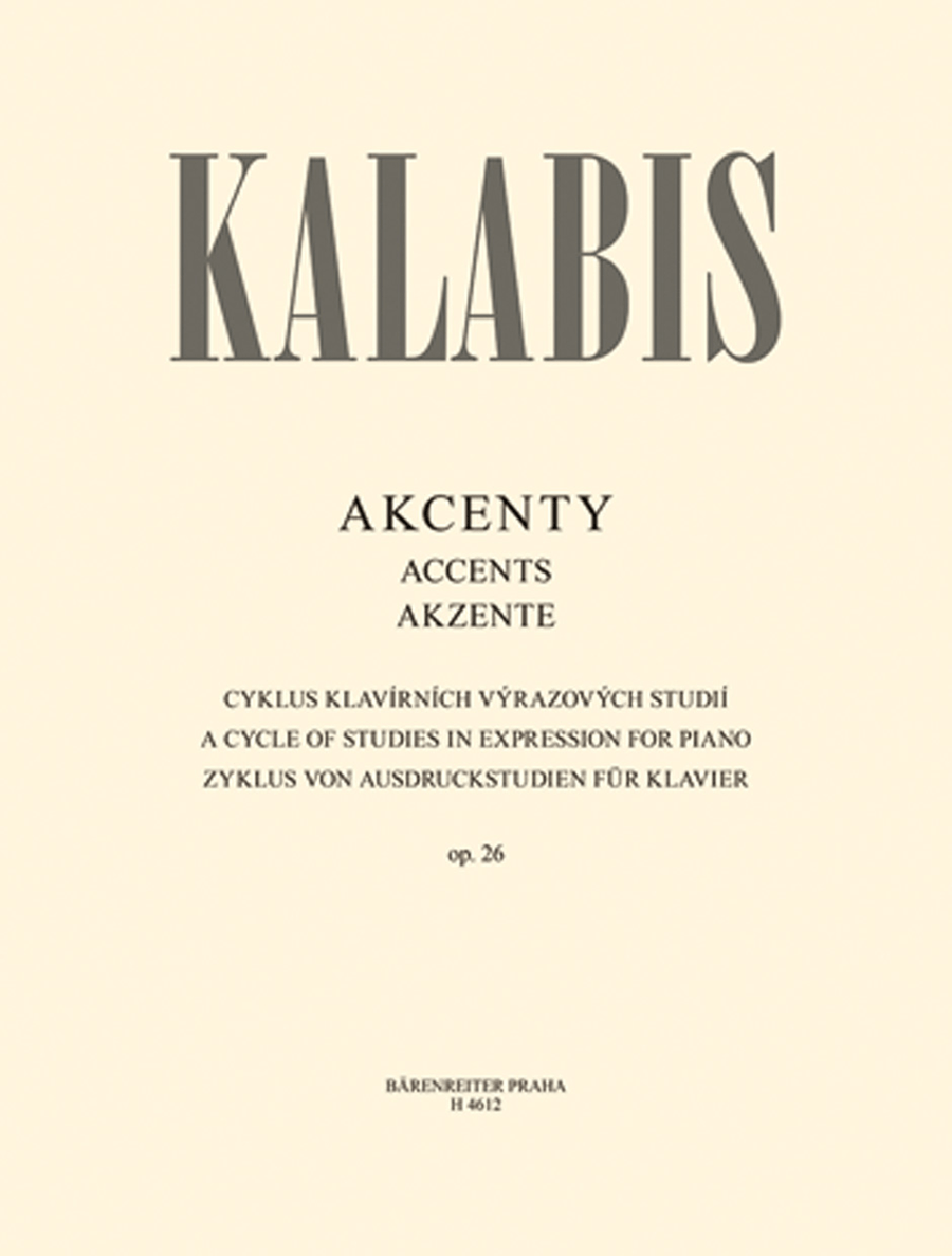Accents, op. 26 Piano Solo scores gallery preview page 1