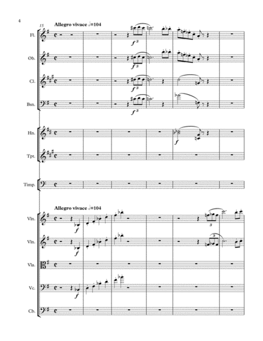Chamber Symphony in G major-Score and Parts
