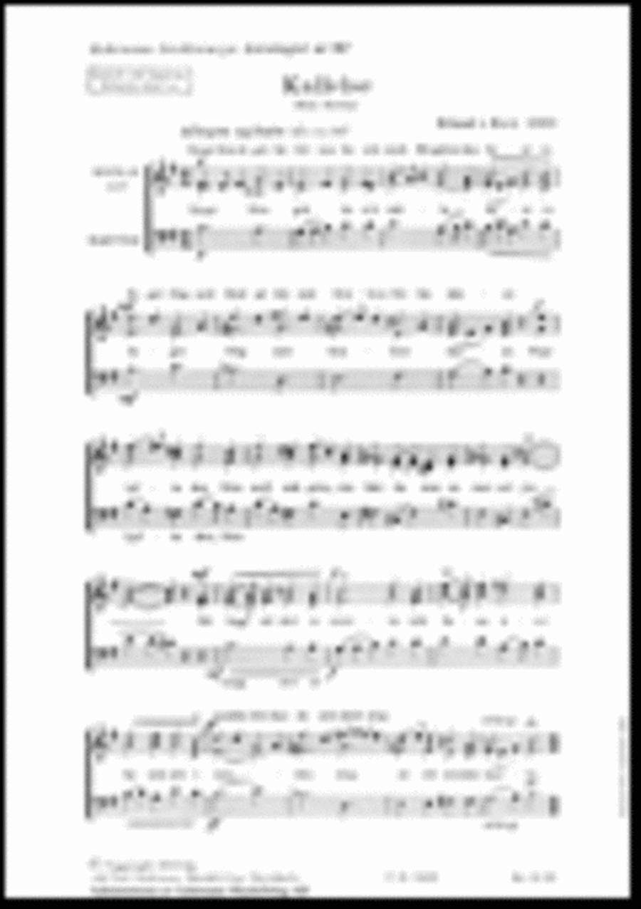 Kallelse 3-Part scores gallery preview page 1