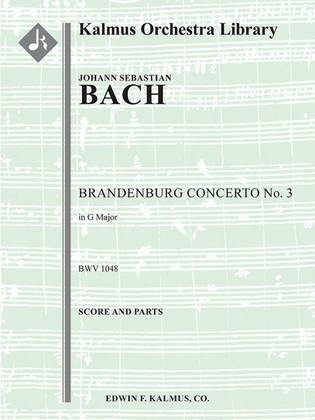 Brandenburg Concerto No. 3 in G, BWV 1048
