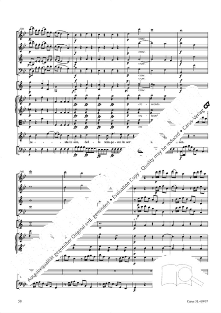 Davide penitente 4-Part scores gallery preview page 71