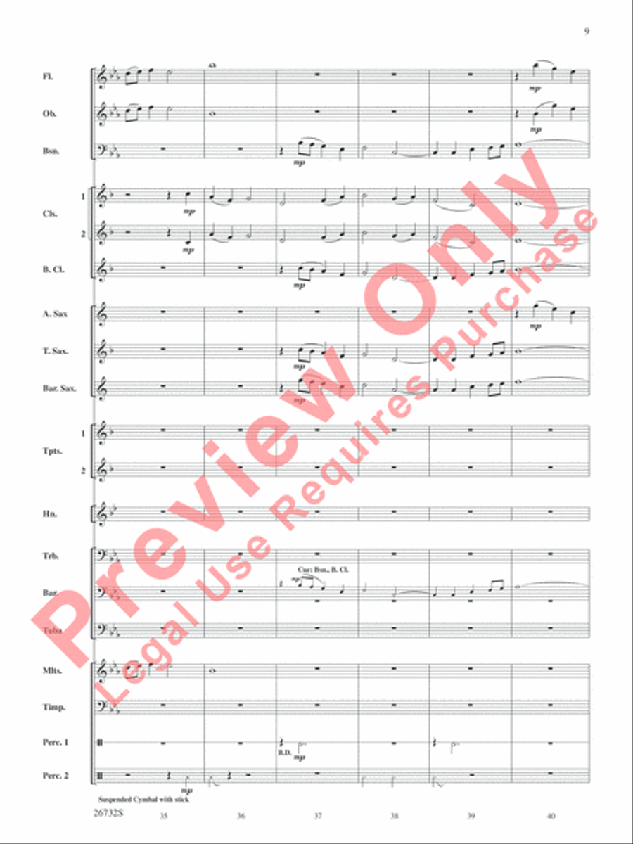 Four Waves Concert Band scores gallery preview page 10