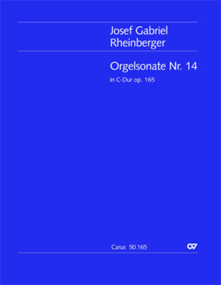 Book cover for Orgelsonate Nr. 14