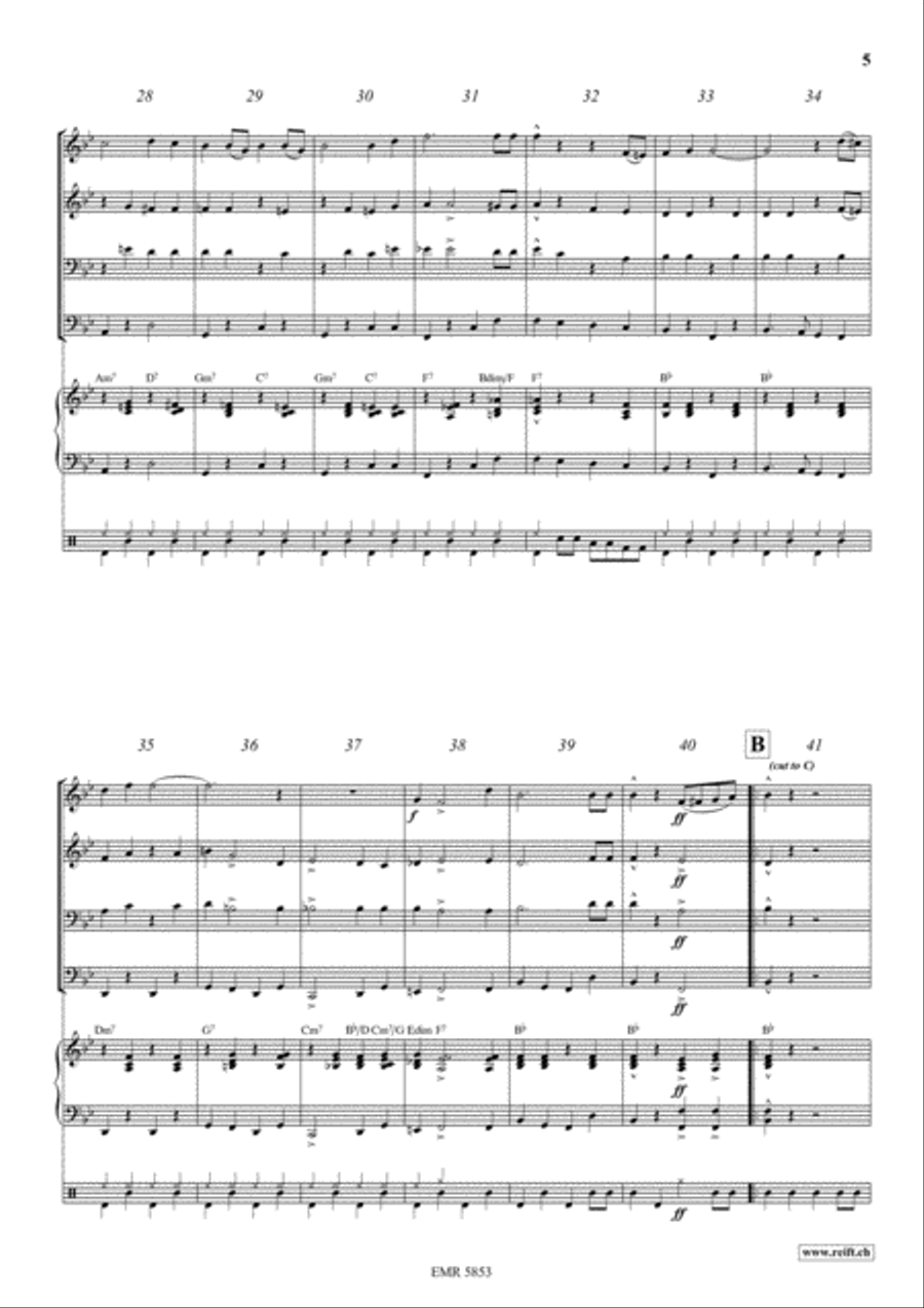 Strike Up The Band Brass Ensemble scores gallery preview page 5