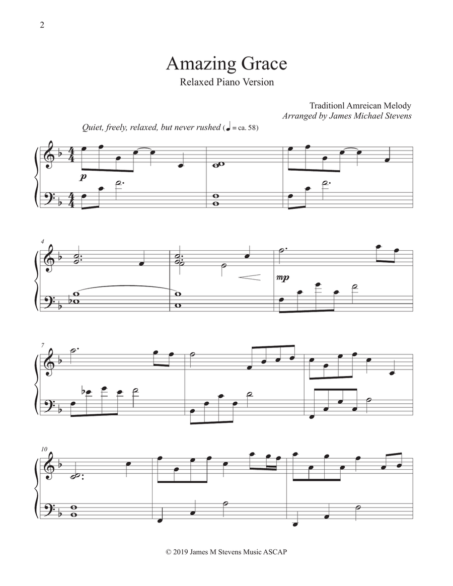Piano Divine - Inspiring Hymns and Sacred Songs Piano Solo scores gallery preview page 2